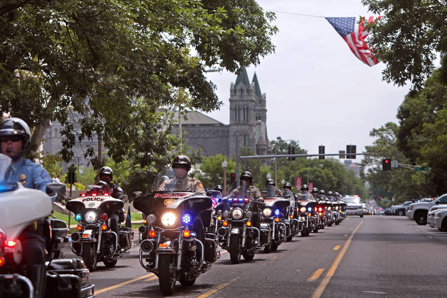 Funeral for slain officer Michael Langsdorf